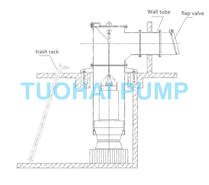 submersibe axial flow pump sewage pump-028