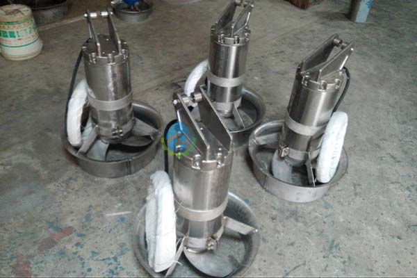 Cast Iron Noise Reduction Submersible Mixer for Effluent Mixing