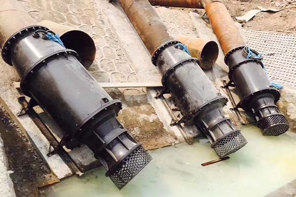 High Efficiency Galvanized Submersible Axial Flow Pump for Water Treatment