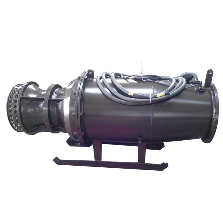 sled type submersible axial flow pump