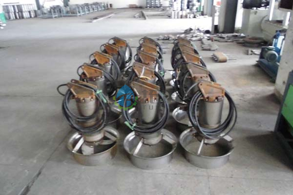 Stainless Steel Non-clogging Design Submersible Mixer for Homogenization