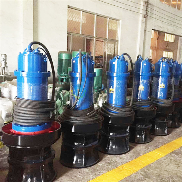 Stainless Steel Low Power Consumption Submersible Axial Flow Pump for Aquaculture